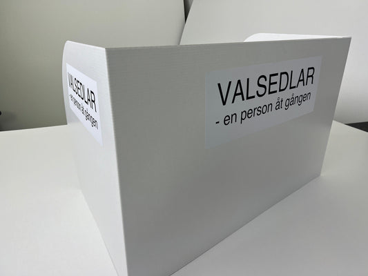 Valbås komplett med valsedelsställ och insynsskärm