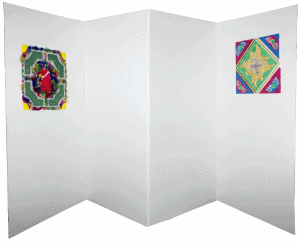 Utställningsskärm Well  Vit 190x360cm - ReturDesign